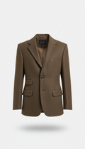 Silk Riding Shirt Minimalist Cut